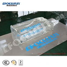 High quality 1 ton transparent direct refrigeration block ice machine